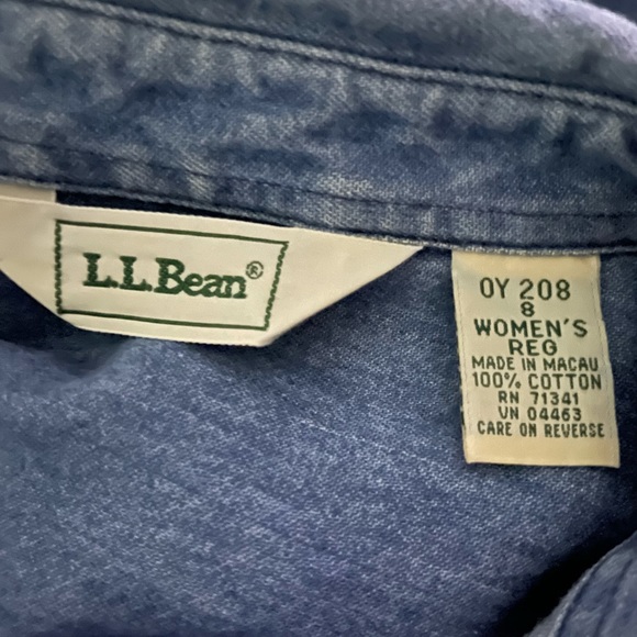 L.L Bean Long Jean Dress - Picture 6 of 6